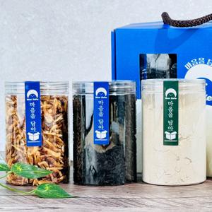 [신영시장][40%쿠폰]우리집 맛내기 3종세트 담아 (마른새우+자른미역+표고버섯가루)