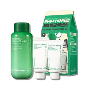그린티 세라마이드 밀크 에센스 160mL 단품 런칭세트