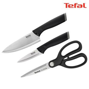 [테팔] 키친웨어 아이스 포스 주방 가위+컴포트 주방칼 세트(식도 15cm+과도 9cm)