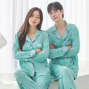 [APP전용] 디즈니 피치셔츠형 긴팔세트(WD324) 미키잠옷 택1