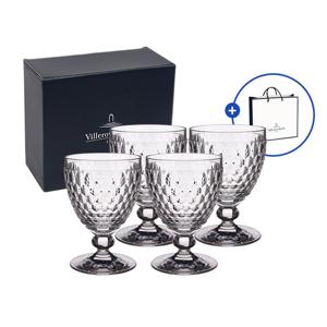 보스톤 와인고블렛 화이트 132mm 4p(선물용)세트