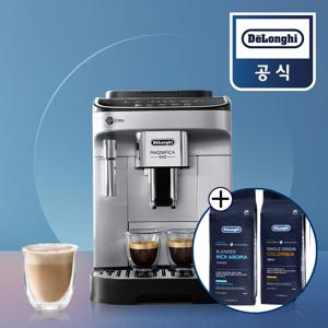 [카푸치노잔+원두 증정]드롱기 전자동 커피머신 마그니피카 에보 라떼 에스프레소머신 가정용