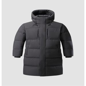 동절 남성 긴기장 퀼팅 다운 TLJDW24671BLK