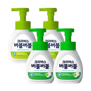 크리넥스 버블 핸드워시 손세정제 용기형 250ml 힐링그린/퓨어애플 2개/5개