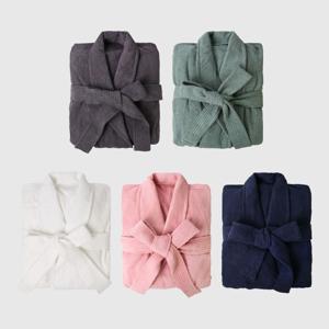 송월 코마사 40수 라이트 가운 호텔 샤워 로브