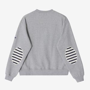 [본사정품] 세인트제임스 봉봉 맨투맨 Bon Bon Elbow Patch (GRY) ASJU253KR74-GRY