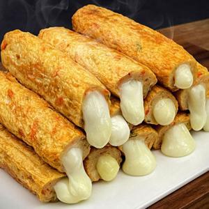 밀가루NO 국제시장 통 모짜렐라치즈순살 통새우 쌀어묵바 2팩