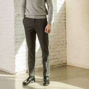 엠필 남성 겨울 기모 프리미엄 히든밴딩 스판정장바지(30-38사이즈) 3종택1 블랙 네이비 헤링본