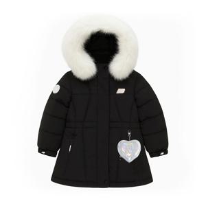 뉴발란스 키즈 솔리드 미디 다운 아동 패딩 점퍼 블랙 NK9PE4803G-19