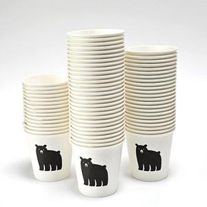[하늘담다] 튼튼한 계량 눈금_곰 종이컵 6.5oz 184ml 1000개입 1박스
