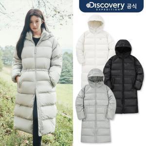 [택가: 379,000원] [디스커버리] [고윤정 착용] 여성 베로니 구스다운 롱패딩 3종 택1
