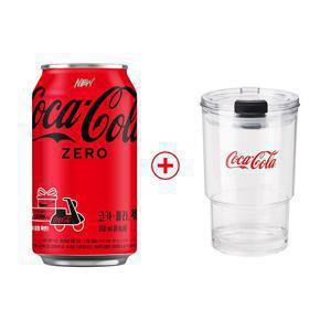 (본사직영)코카콜라 제로 350ml캔 24개입+코카콜라 투명텀블러