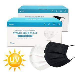 비에이스 일회용 덴탈마스크 100매/소형 중형 대형 특대형