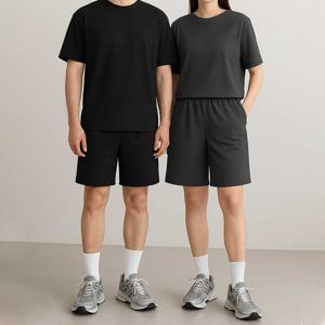 드라이 냉감소재 트레이닝복 홈웨어 세트 반팔티 반바지 헬스 운동 여름