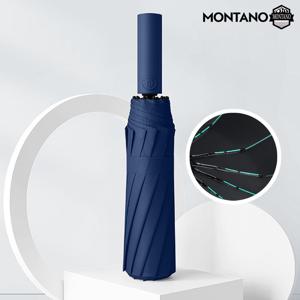 몬타노 튼튼한 빅사이즈 3단우산 48k 원터치 자동우산 양산 태풍차단 자외선차단