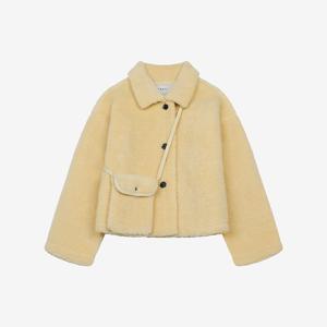 [25 신상] 카라넥 페이크 퍼 자켓 + 퍼 크로스백 SET (VLJZY2147)