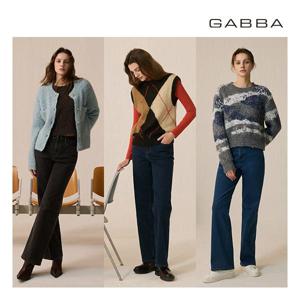 가바 25FW 여성 이중직 웜기모 데님 3종