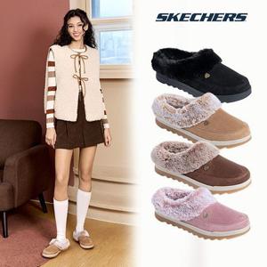 스케쳐스 25FW 최신상 여성용 밥스 코지칠 털 슬라이드