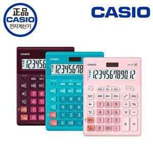 [카시오] 큰 대형 일반 전자계산기 GR-12C / 컬러선택 / 블루/ 핑크/ 와인