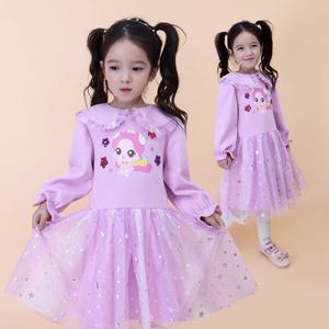슈팅스타 캐치 티니핑 오로라 블링 기모 9부 여아 원피스