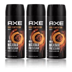 AXE 데오드란트 다크템테이션 초콜릿향 남자의 자신감 x 3개
