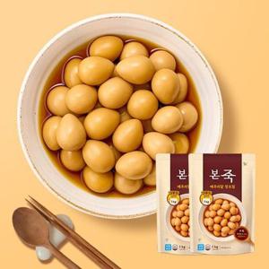 [TC]본죽 메추리알 장조림 1kg 2팩 대용량