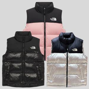 [매장판] 노스페이스 키즈 눕시 패딩 베스트 아동 조끼 블랙 실버 핑크 NV3NR57S NV3NR57T NV3NR57U