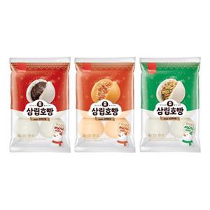 [APP전용] 삼립 mini꼬마호빵 3종 피자/단팥/야채 240gX4개