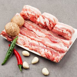 [ 신축산 도매 ]  국내산 한돈 돼지고기 모듬구이 (냉장) 1kg   삼겹살 + 목살 + 꼬들살 + 항정살