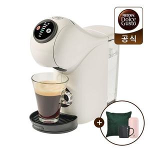 [APP전용] 돌체구스토 커피머신 지니오S 베이직 화이트 (+스타벅스블랙머그325ml+스타벅스쿠션담요+텀블러400ml)