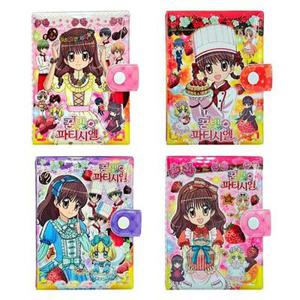 꿈빛파티시엘 스티커북 다이어리 2탄 색상 랜덤 추억의 아바타꾸미기 게임 예쁜 고전문구 놀이 친구선물