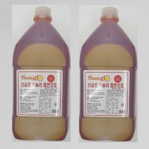 카놀라 팝콘 오일 (3.5kg x 2 ) 액상 버터 재료원료