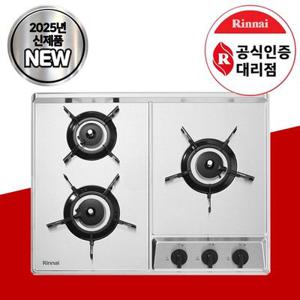 린나이 가스레인지 3구 빌트인 가스쿡탑 매립형 INBS301DJ 25년 신제품