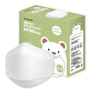 국산 에버렉스 여성용 청소년 마스크 KF94 중형 50매