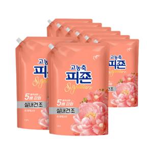 고농축피죤 시그니처 실내건조 1.6L 8개 라피에스타