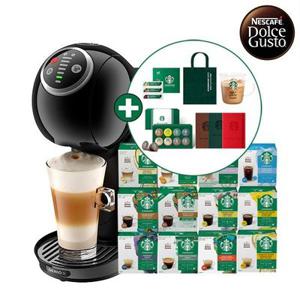 [돌체구스토] 커피머신 지니오S 플러스 + 12입 스타벅스 커피캡슐 1박스 + 사은품 5종
