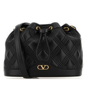 [X45]발렌티노 가라바니 6W2B0R01MIC 0NO 여성 숄더백 크로스백 버킷백 탑핸들백 Black nappa leather Quiltie bucket bag