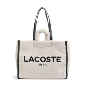 Lacoste 라코스테 헤리티지 쇼퍼 인조모피 베이지/블랙 토트백 데일리 숄더백 캔버스 미니 블랙 에코백 핸드백 1454949