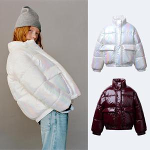 자라 ZARA 키즈 6-14세 샤이니 퍼프 패딩 자켓