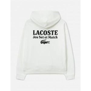 Lacoste 라코스테 남성 다중 프린트 플리스 후드티 6907504