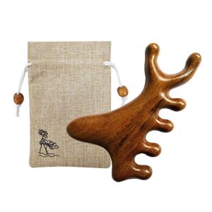 나무 괄사마사지 림프순환마사지 경락 파우치세트 C타입