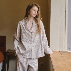 델리아2 긴팔 여성페어 아이보리 (30수)