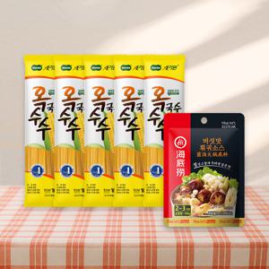 가원 100% 옥수수국수 100g*5봉 X 하이디라오 버섯맛 훠궈소스 110g1개