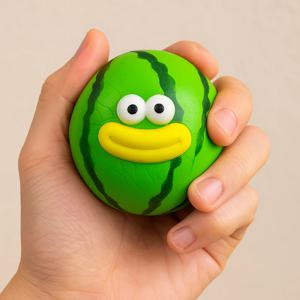 수박 말랑이 장난감 세트 빵쑥 스트레스 완화 촉감볼 2type