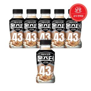 근육이 마시는 단백질 음료 43g 테이크핏 몬스터 고소한맛 350ml X 6입