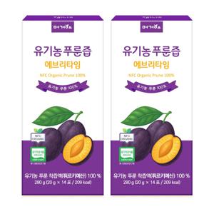 유기농 푸룬즙 에브리타임 280g x 2박스 / 푸룬주스