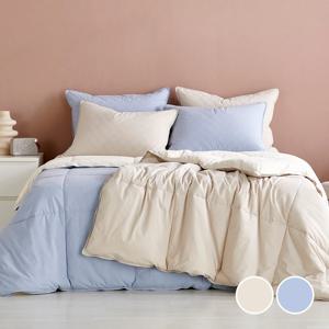 퓨어코튼 구스필 차렵이불 2 size 2 color