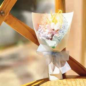 프리저브드 힐플라워 추모 꽃다발