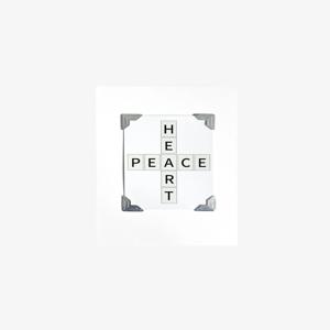 메세지 카드 엽서 편지지 - Heart & Peace