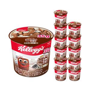 오곡으로 만든 첵스초코 쿠키앤크림 컵 35g*12개